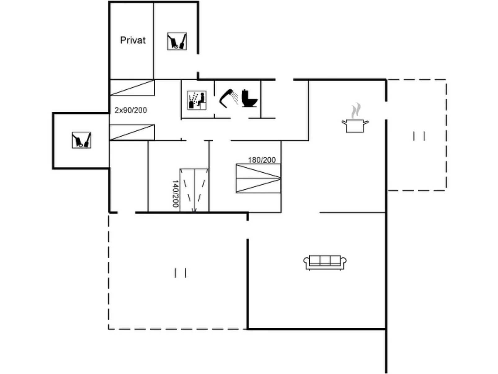 "Ågot" - 75m from the sea-Inside