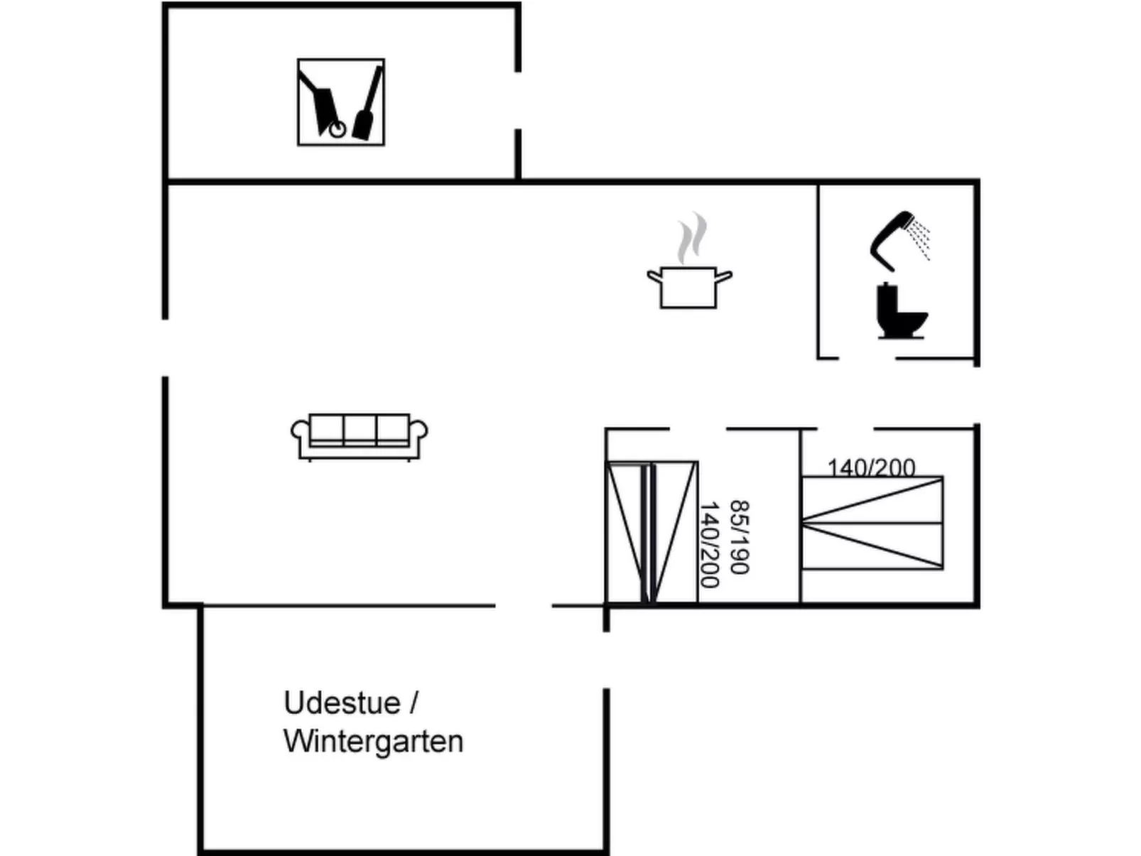"Dreng" - 800m from the sea-Inside