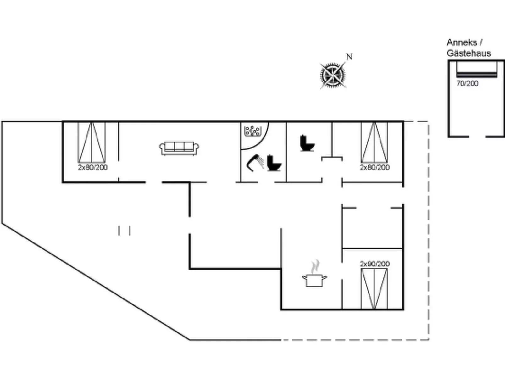 "Lisemarie" - 800m from the sea-Inside