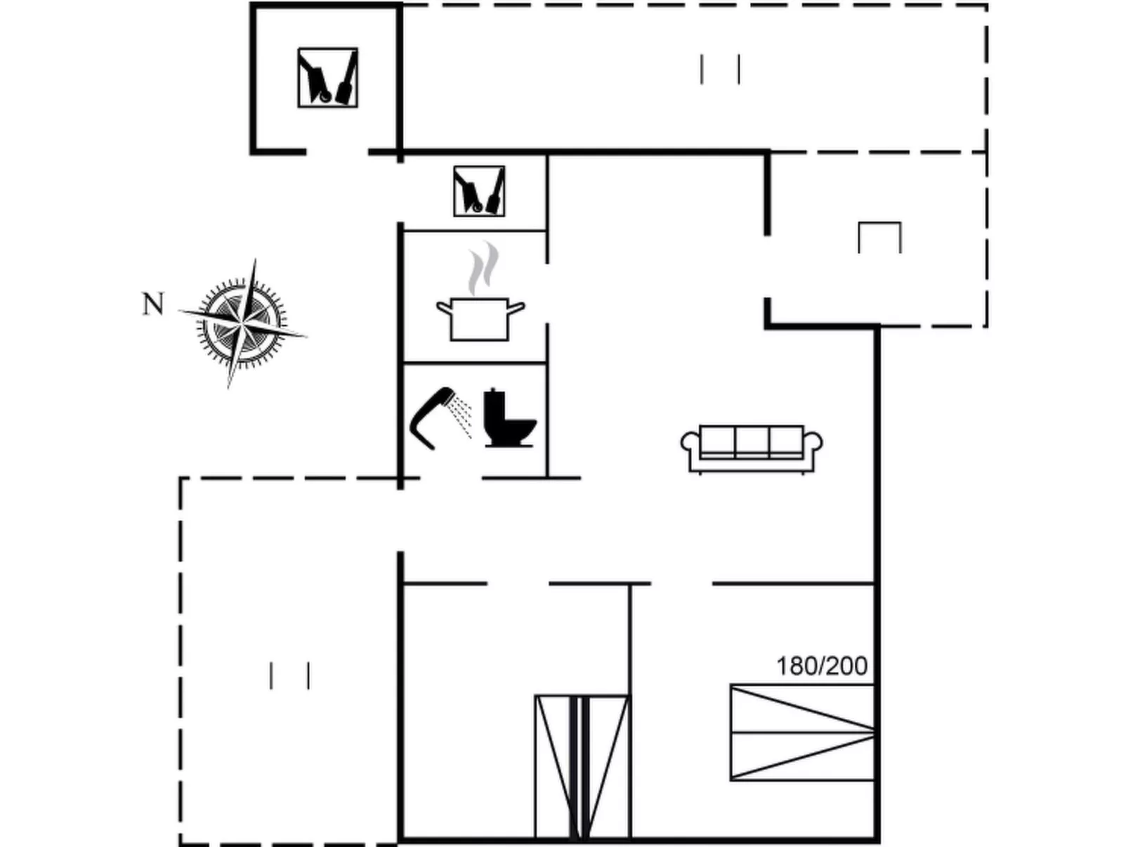 "Usko" - 250m from the sea-Inside