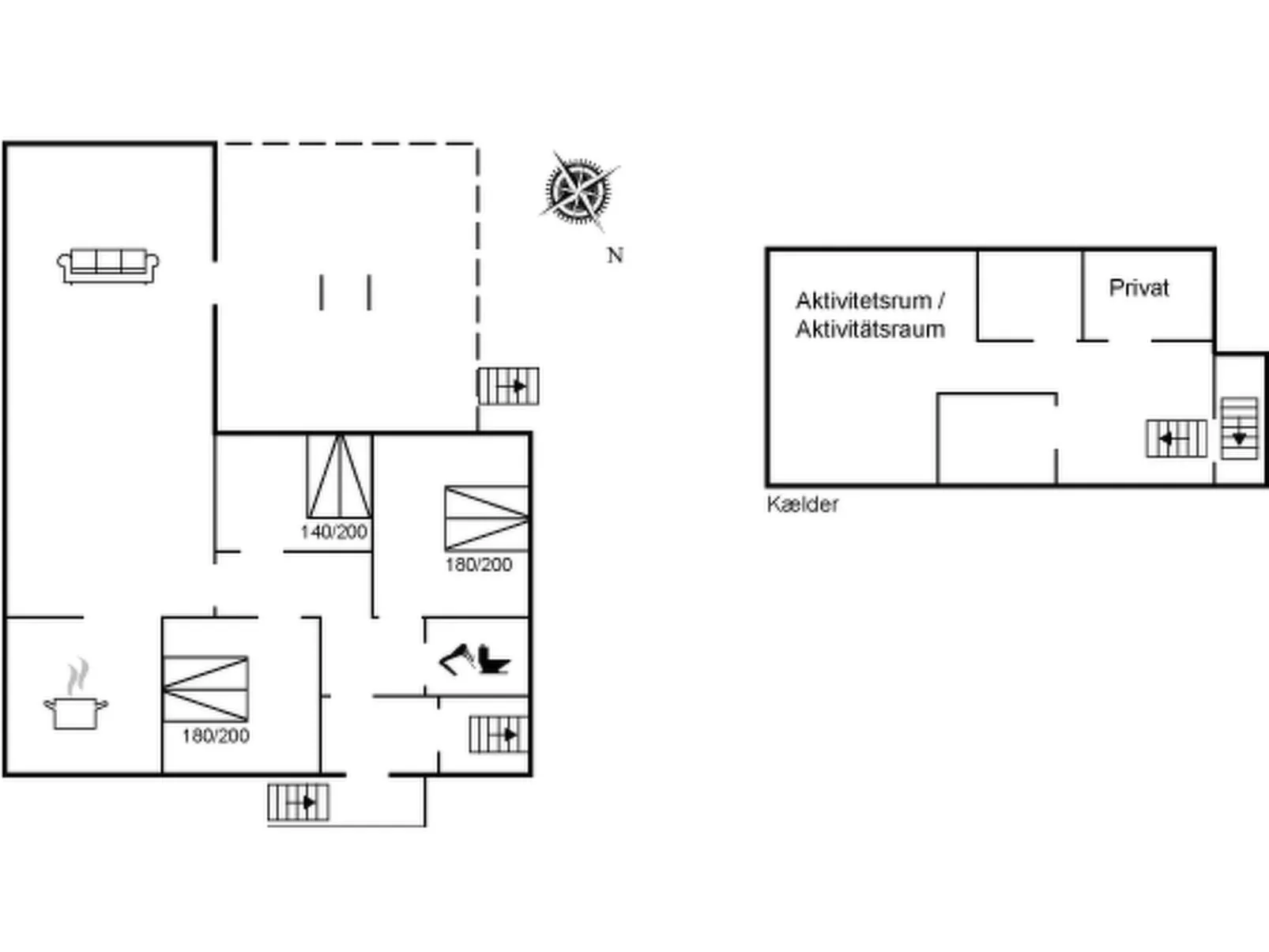 "Hilppa" - 400m from the sea-Inside
