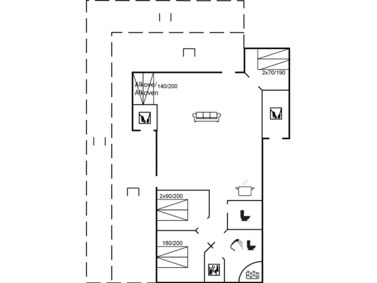 "Elni" - 900m from the sea-Inside