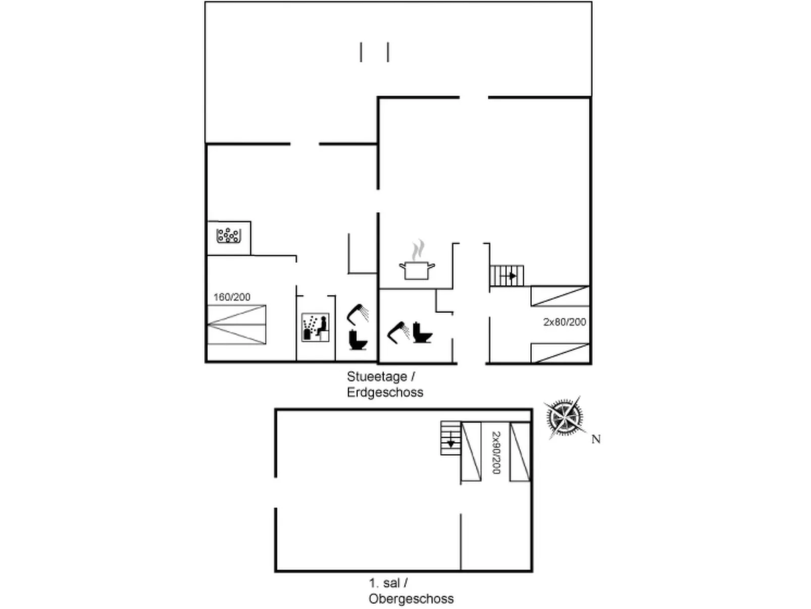 "Sys" - 500m from the sea-Inside