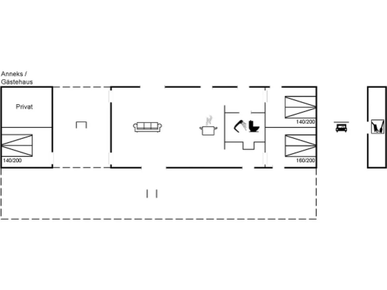 "Darla" - 375m from the sea-Inside