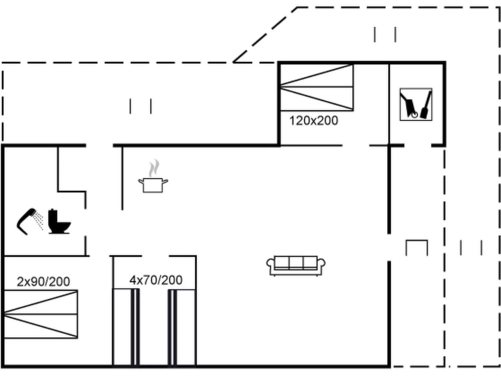 "Ninetta" - 650m from the sea-Inside