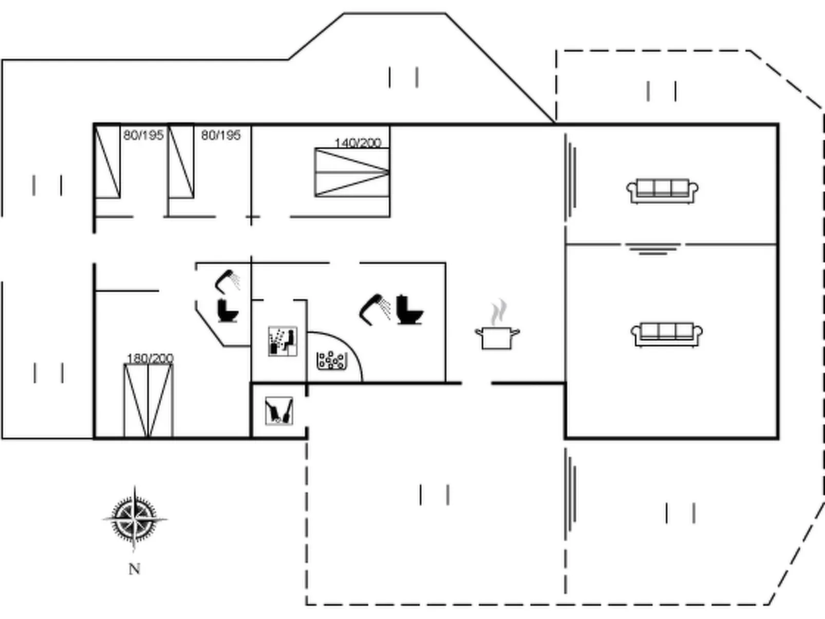 "Bengta" - 200m from the sea-Inside