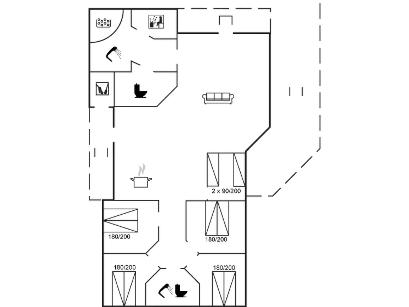 "Asdis" - 2.8km from the sea-Inside