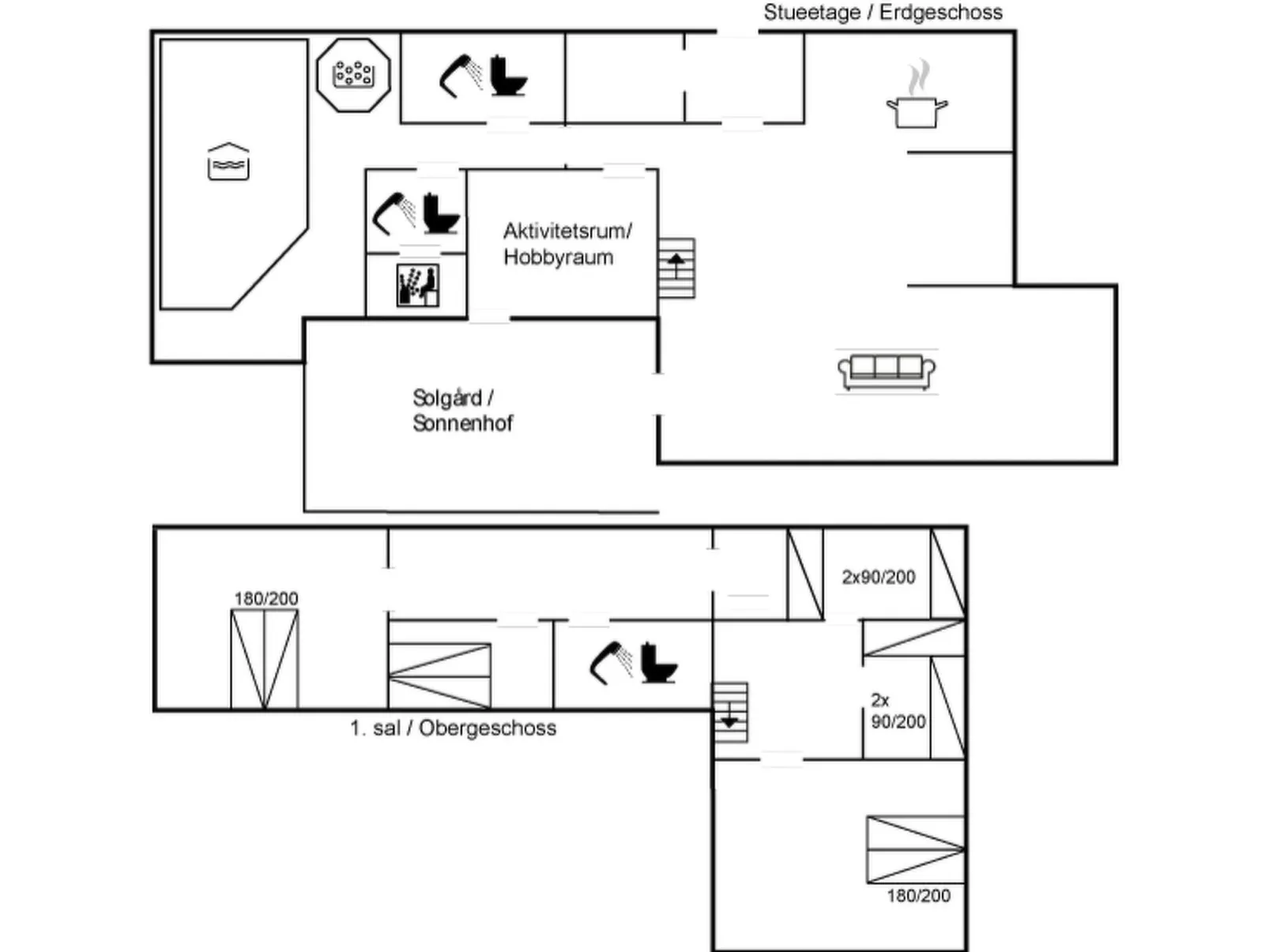 "Ayda" - 350m from the sea-Inside
