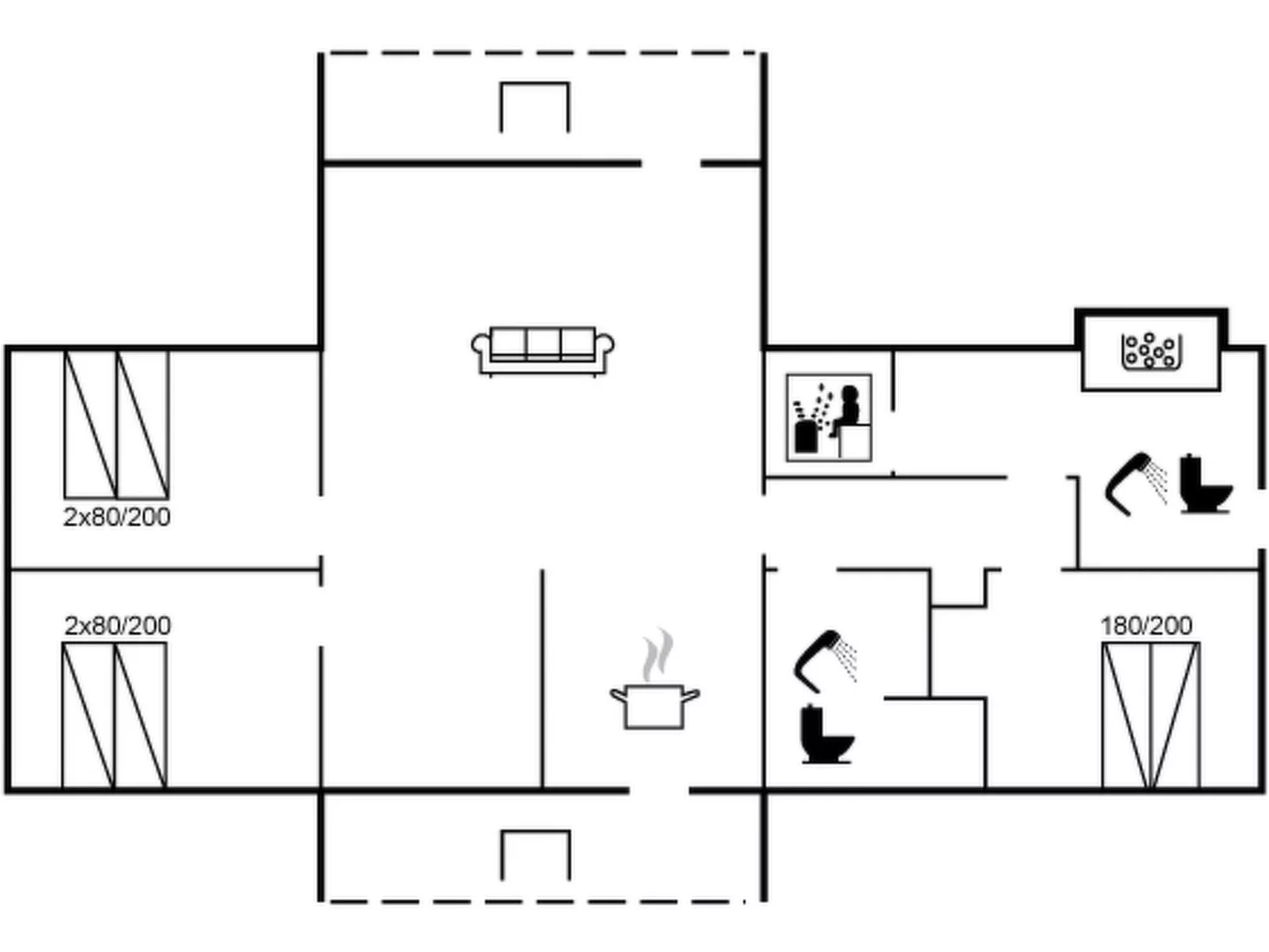 "Malti" - 1.3km from the sea-Inside