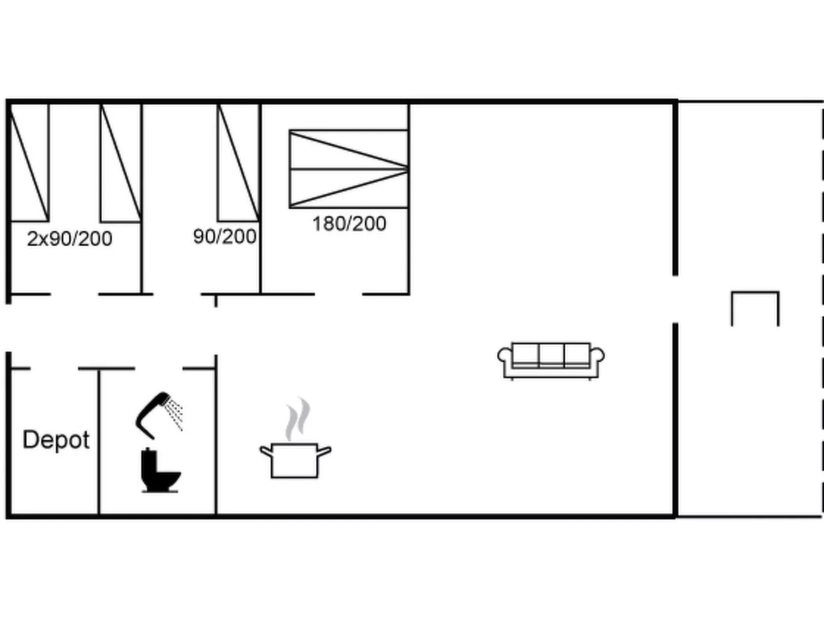 "Aswaldi" - 3.5km from the sea-Inside