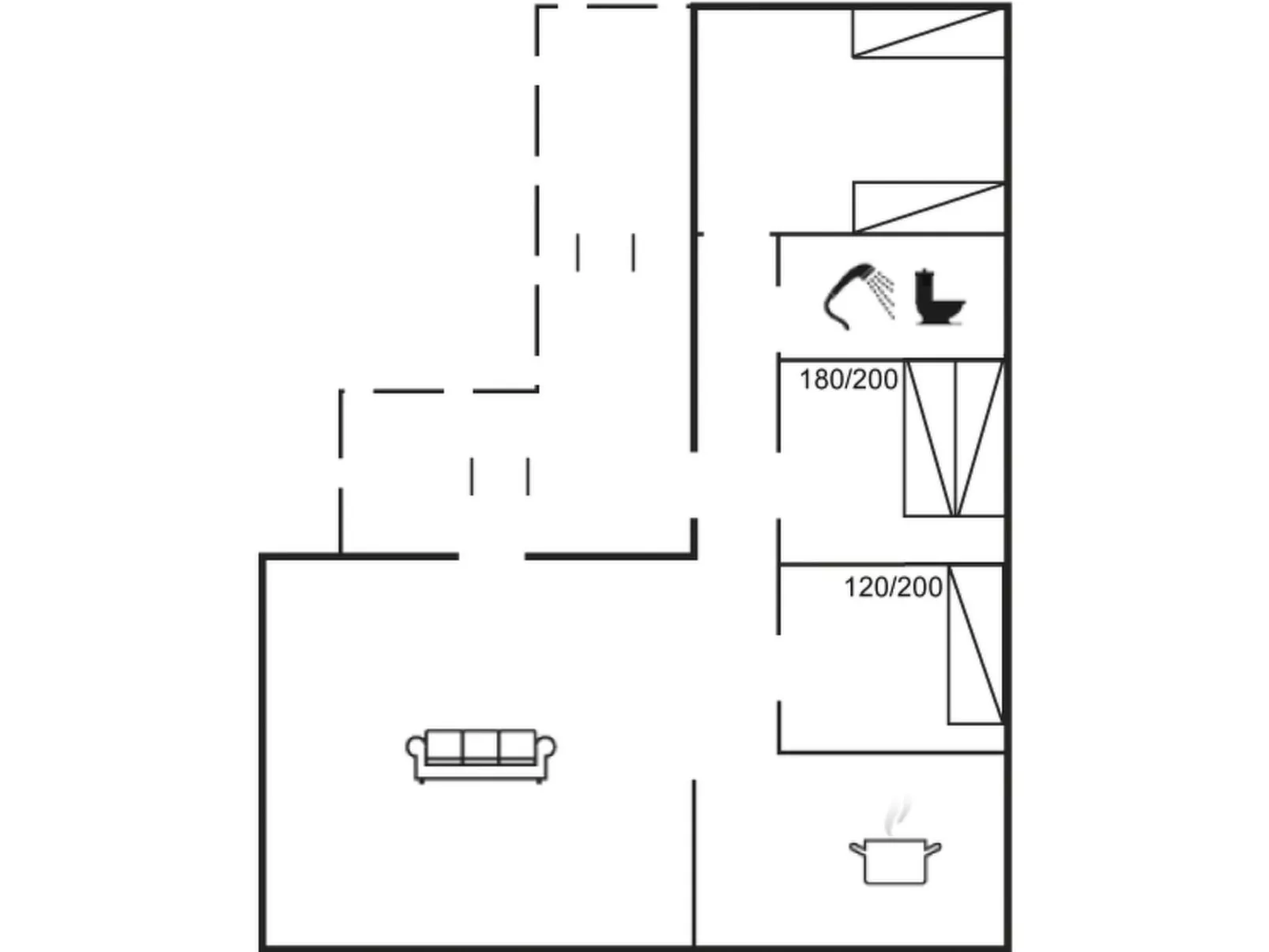 "Magrete" - 900m from the sea-Inside
