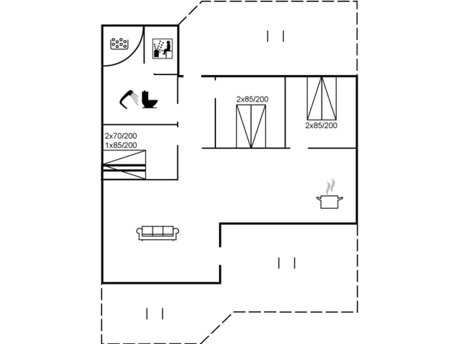 "Welma" - 500m from the sea-Inside