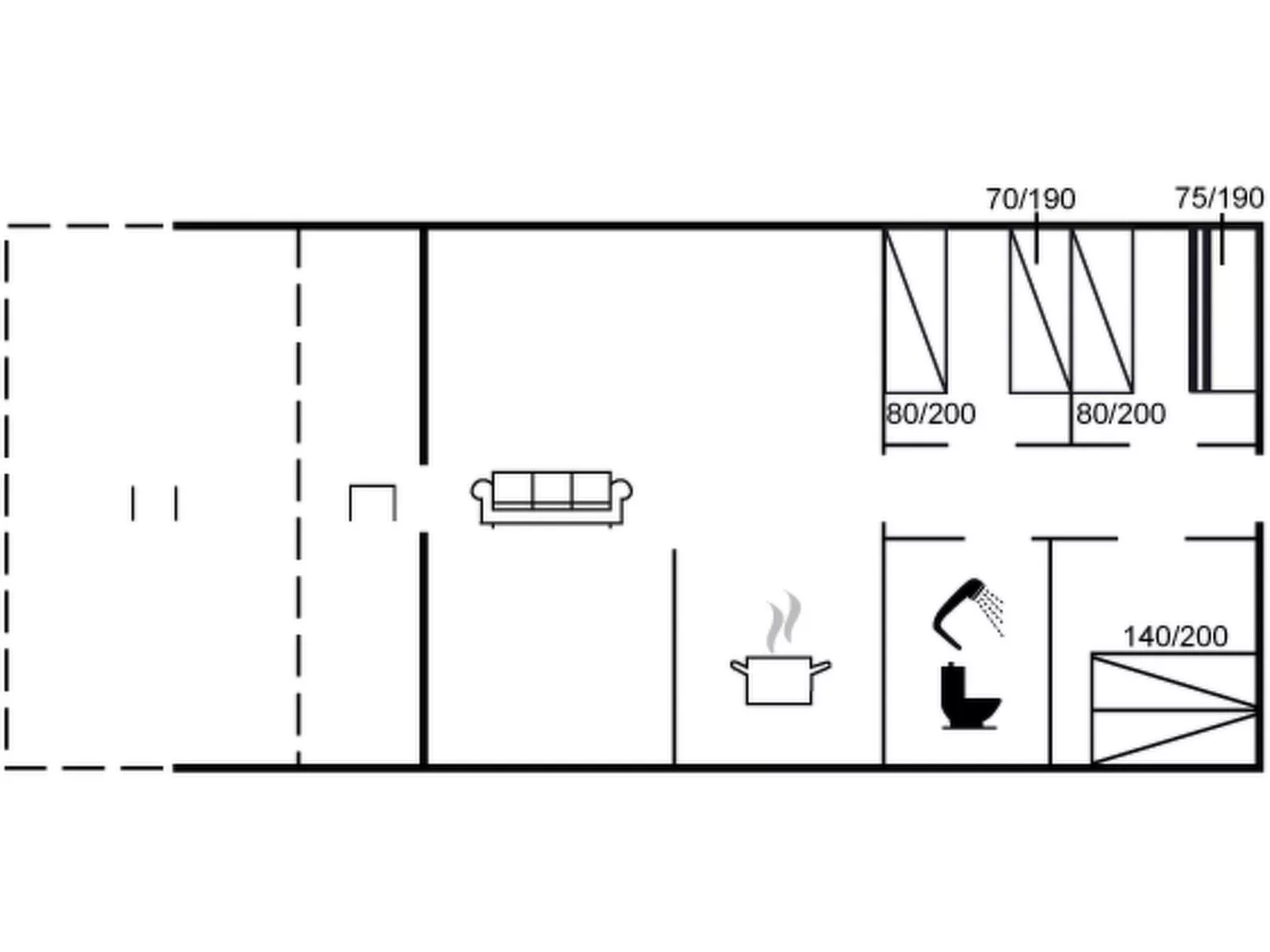 "Halli" - 700m from the sea-Inside
