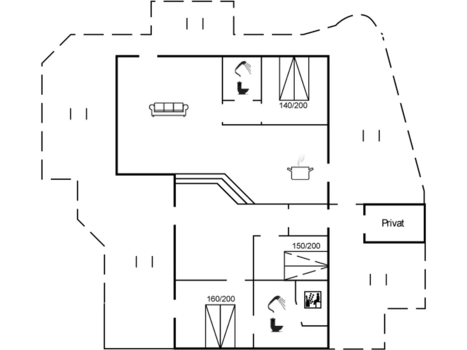 "Edle" - 300m from the sea-Inside