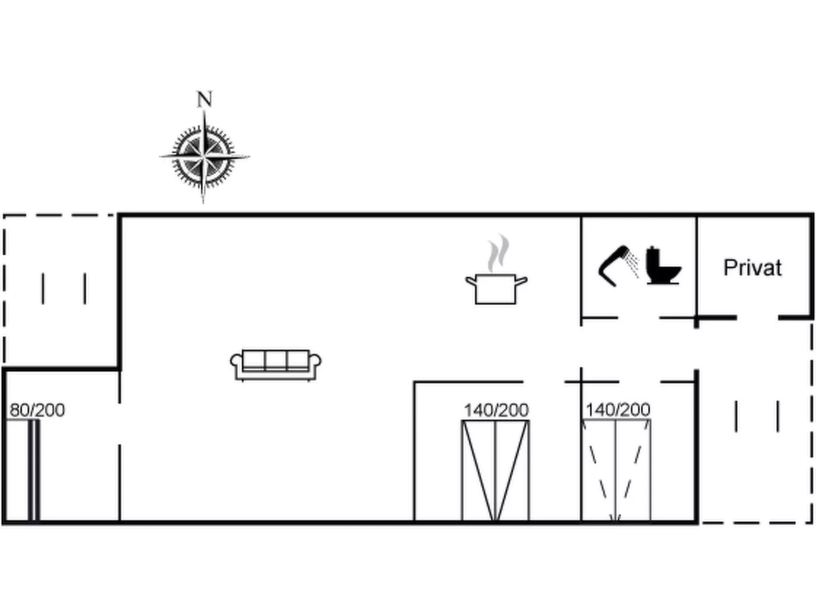 "Vemund" - 300m from the sea-Outside