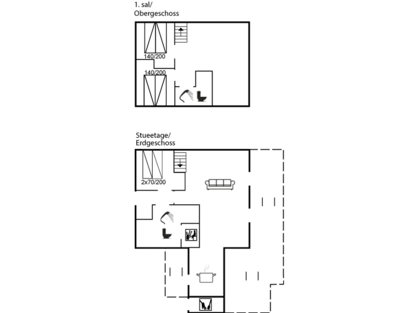 "Alita" - 1.2km from the sea-Inside