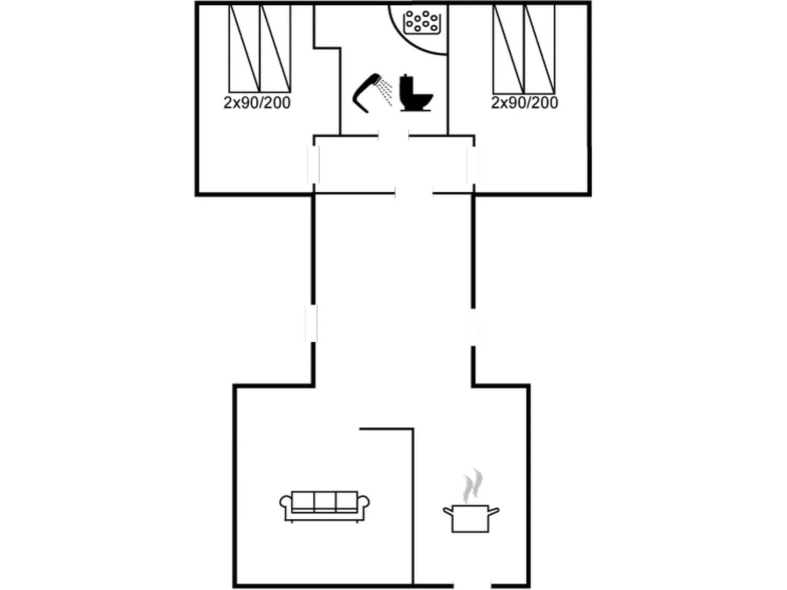 "Muriel" - 150m from the sea-Inside