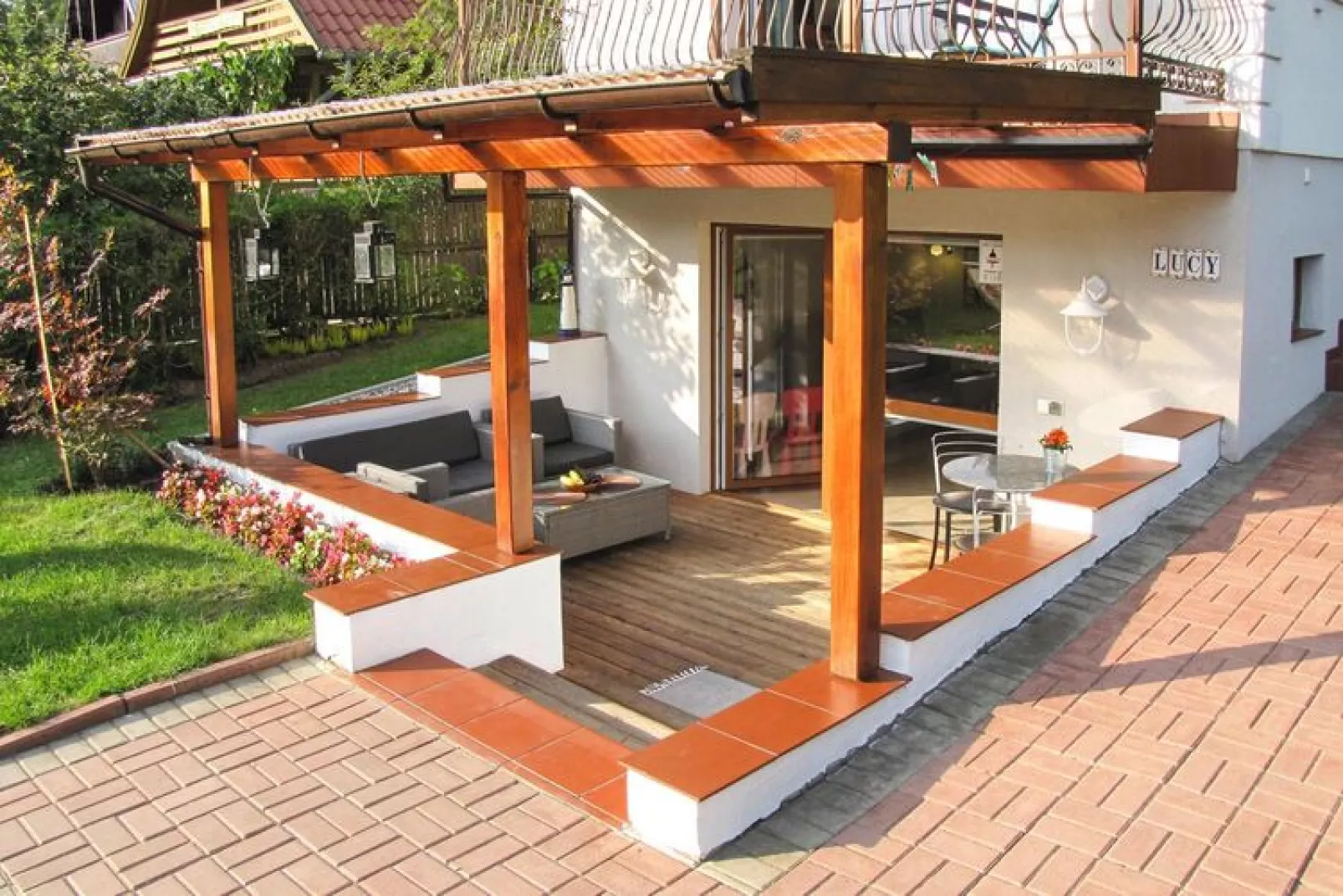 Holiday home Wrony 100 qm-Terrace