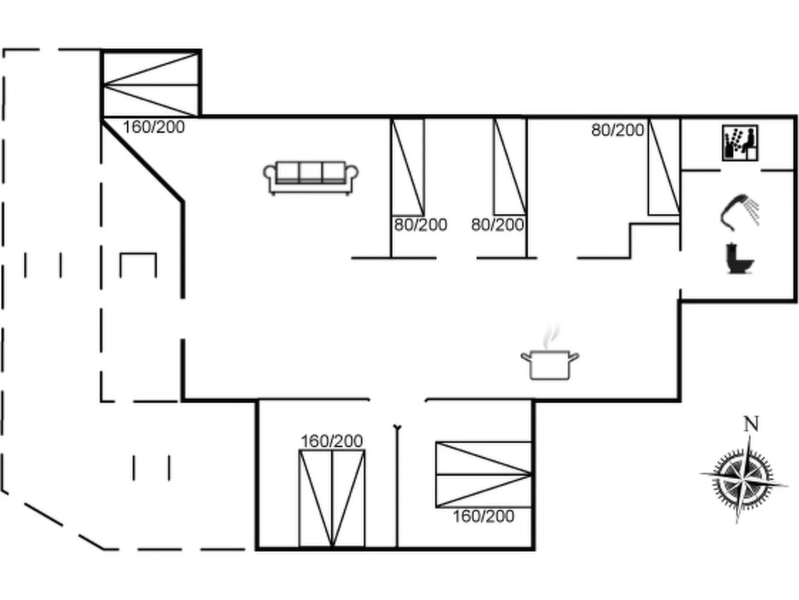 "Batsha" - 350m from the sea-Inside