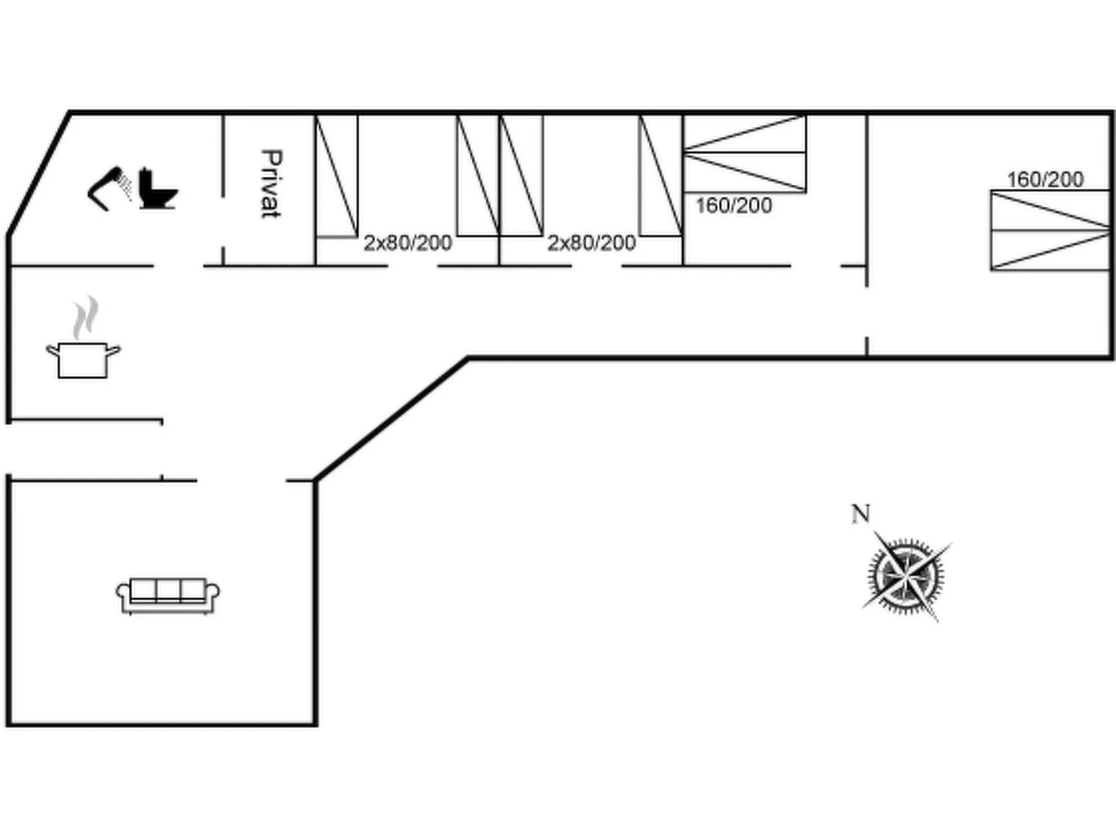 "Roulf" - 1.1km from the sea-Inside