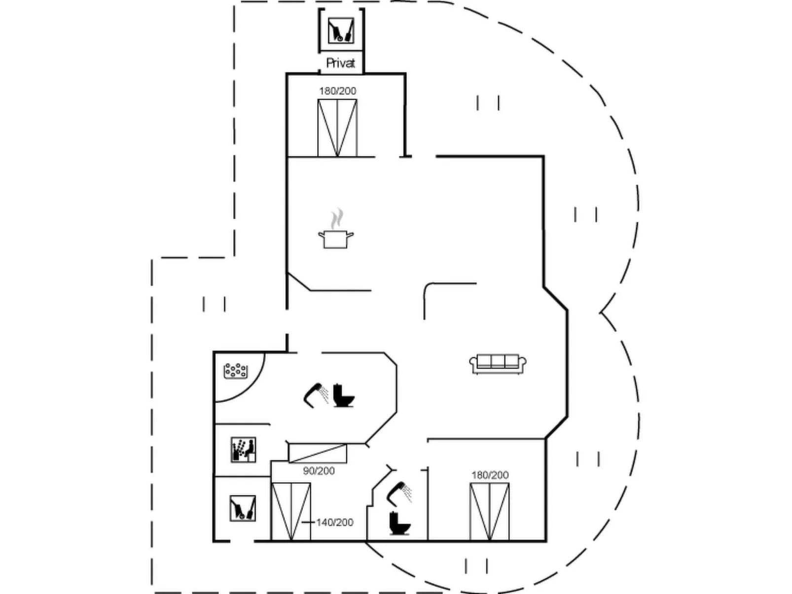 "Mervi" - 300m to the inlet-Inside