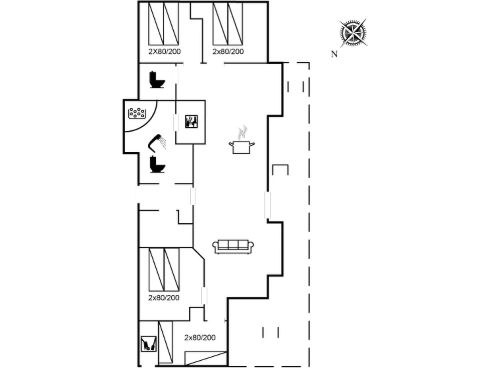 "Dilan" - 600m from the sea-Inside