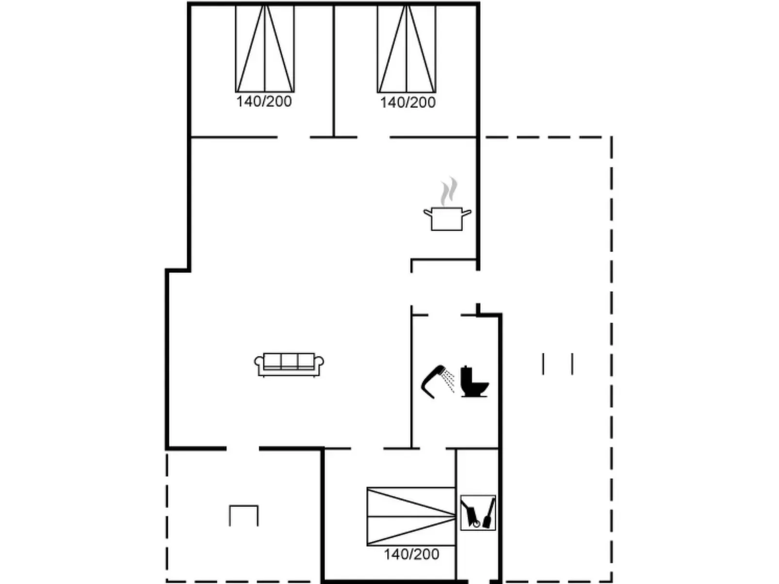 "Follerich" - 250m from the sea-Inside