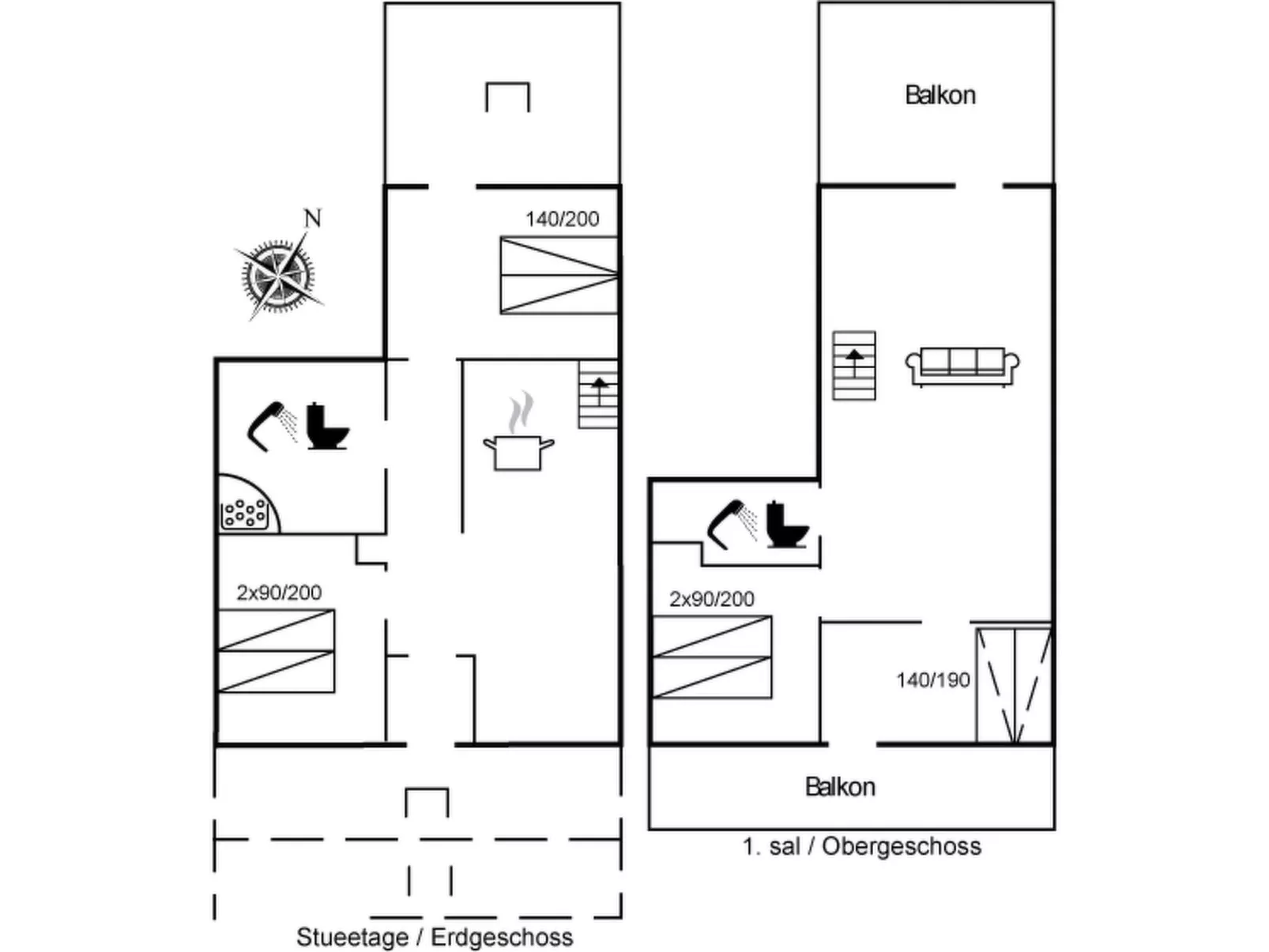 "Halldora" - 10m from the sea-Inside