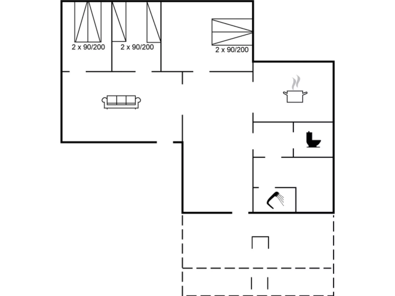 "Henryk" - 500m from the sea-Inside