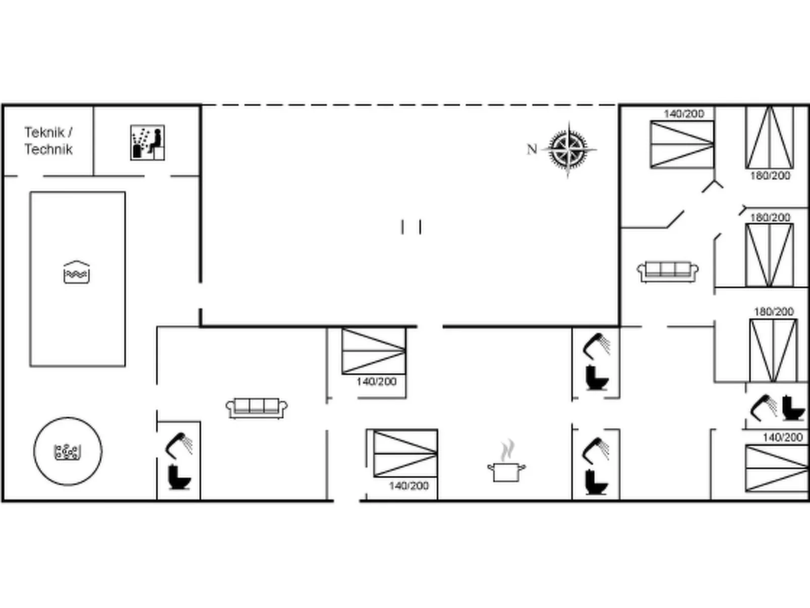 "Cornelius" - 900m from the sea-Inside