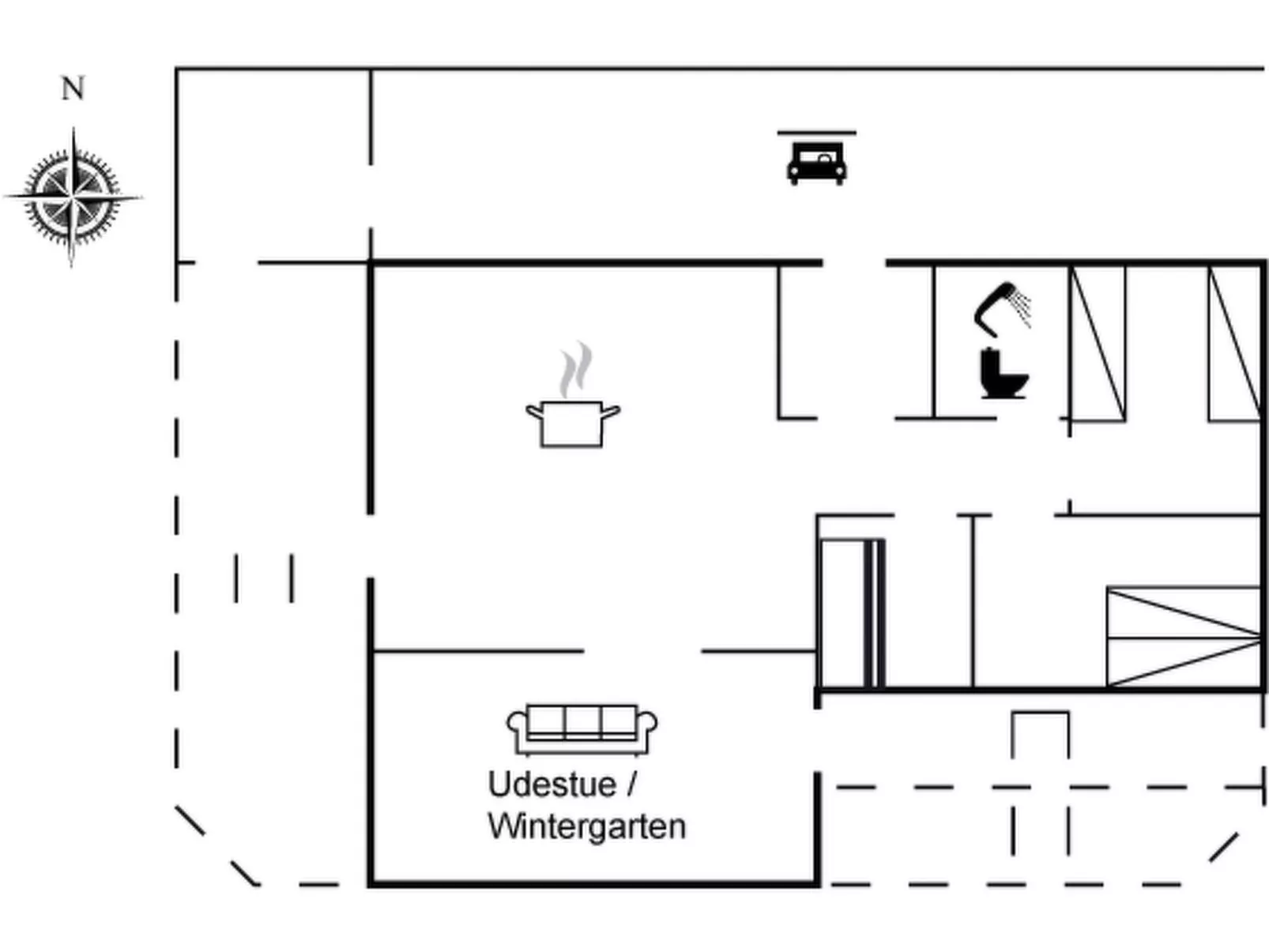 "Sveina" - 600m from the sea-Drinnen