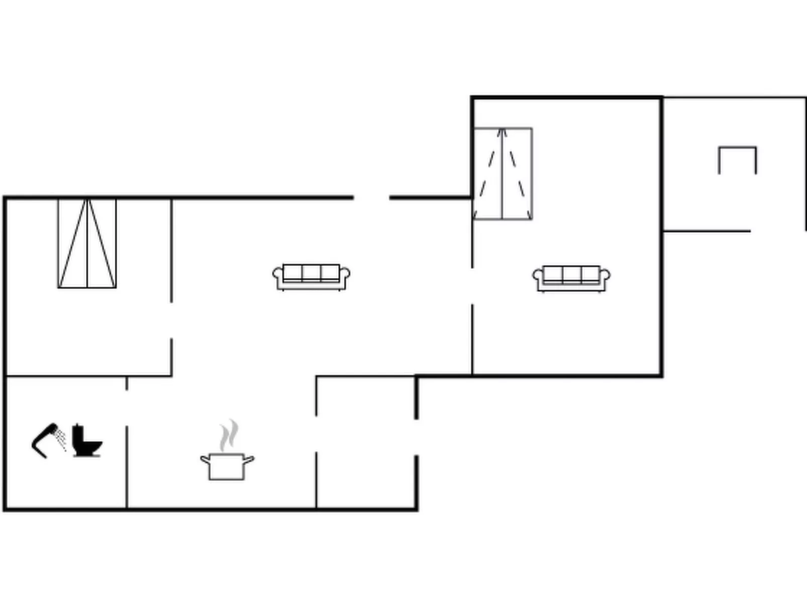 "Rafn" - 550m from the sea-Inside