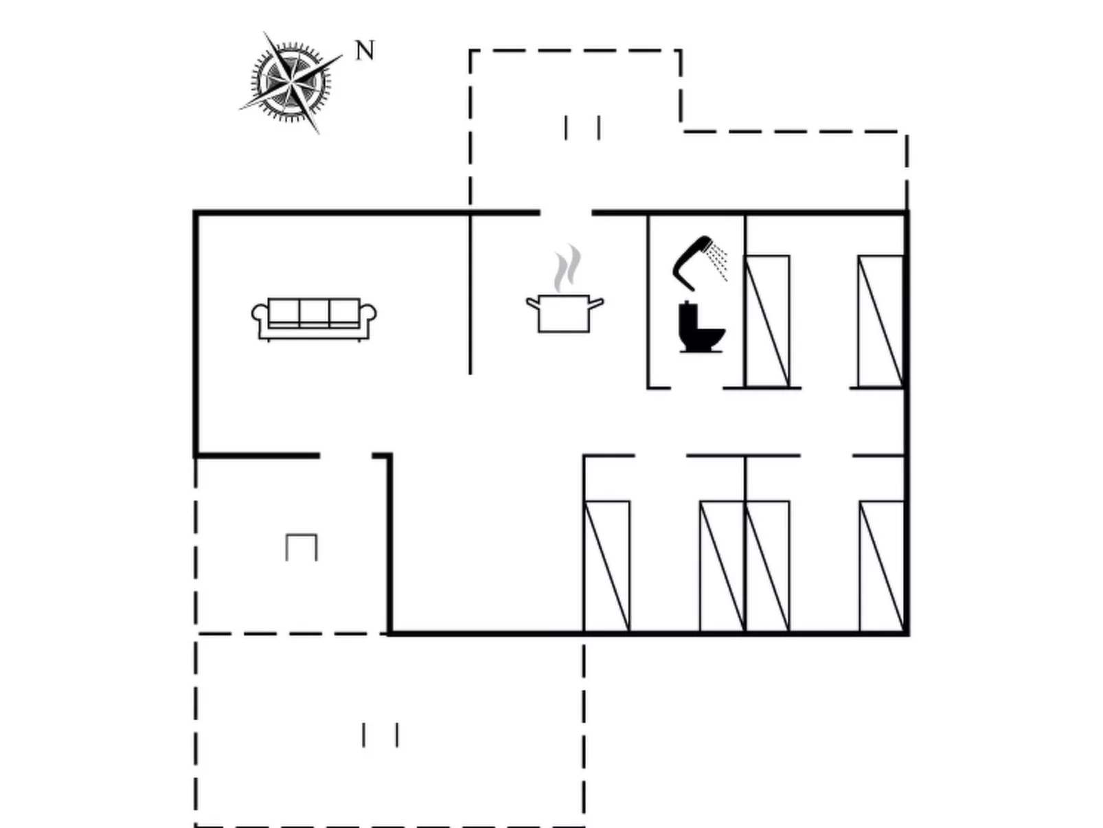 "Chenoa" - 200m from the sea-Inside