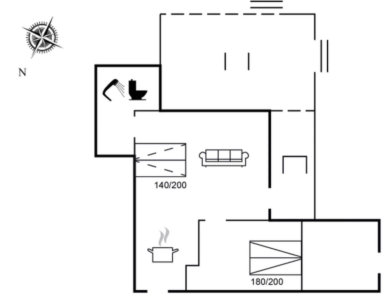 "Sigbrit" - 450m to the inlet-Inside