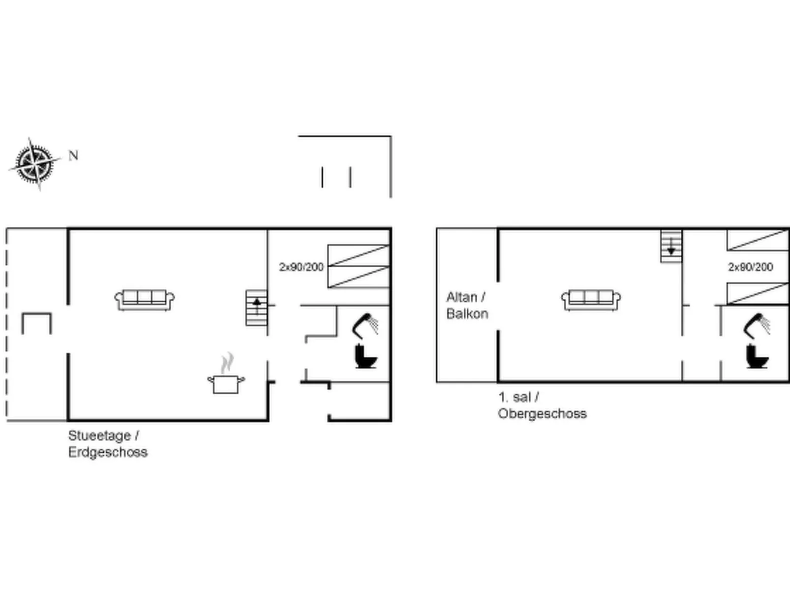"Emiline" - 250m from the sea-Inside