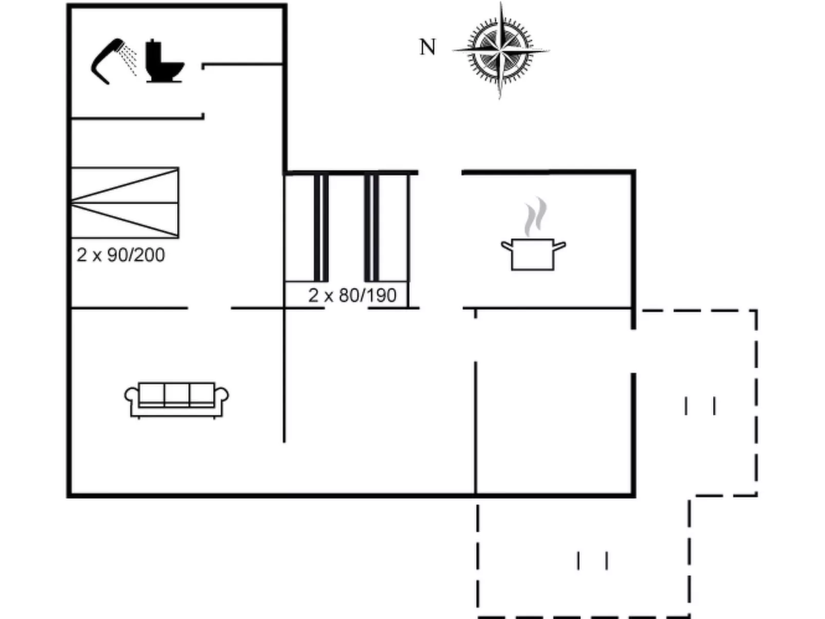 "Nea" - 234m from the sea-Inside