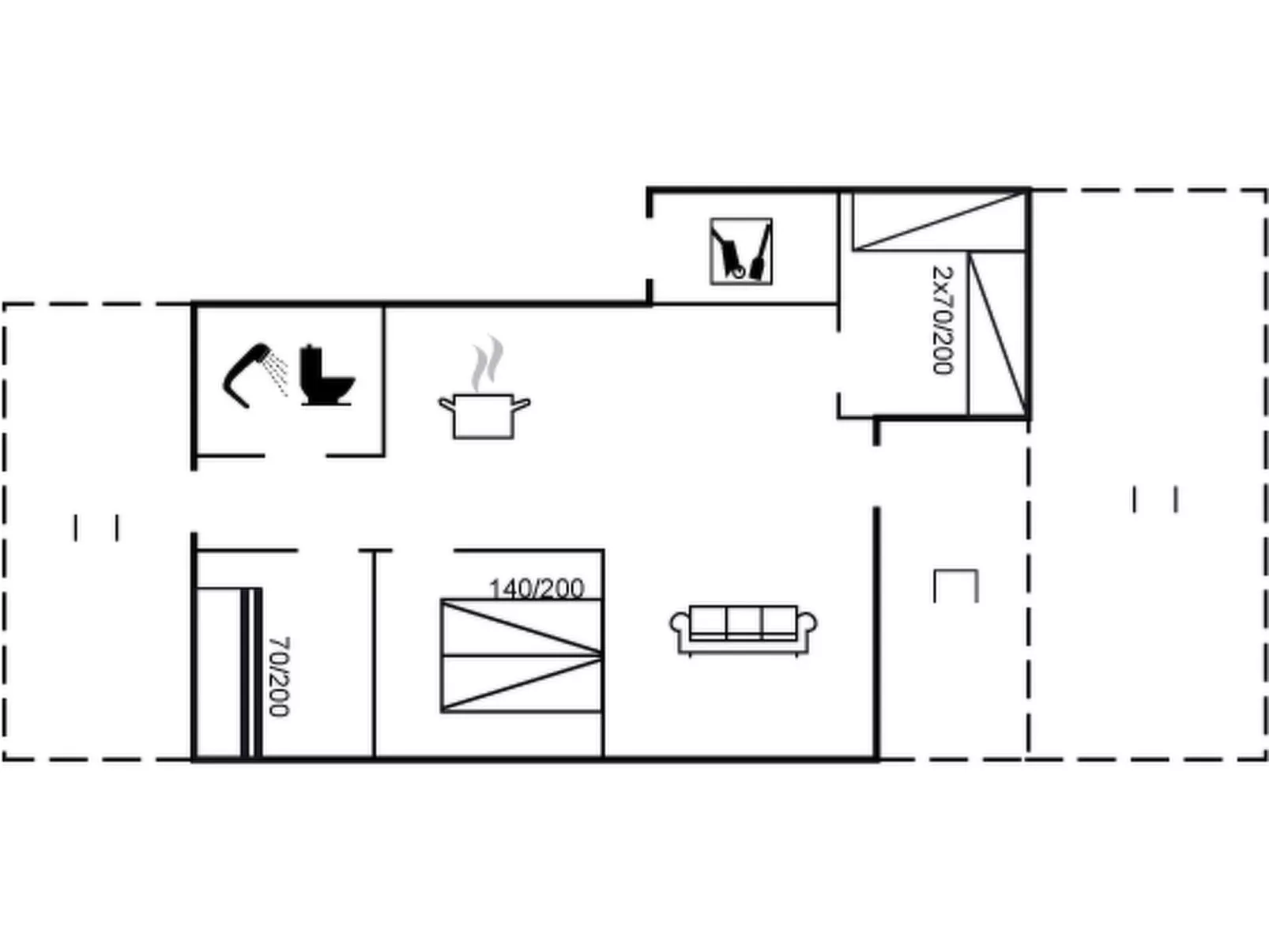 "Styrbiorn" - 100m from the sea-Inside