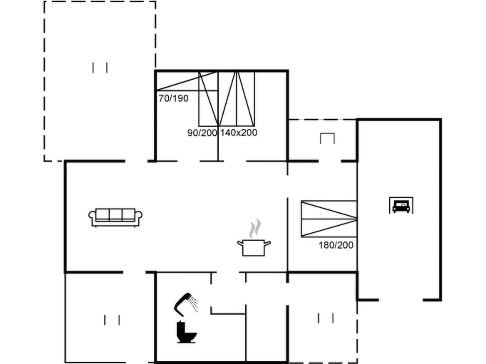 "Jespar" - 300m from the sea-Inside