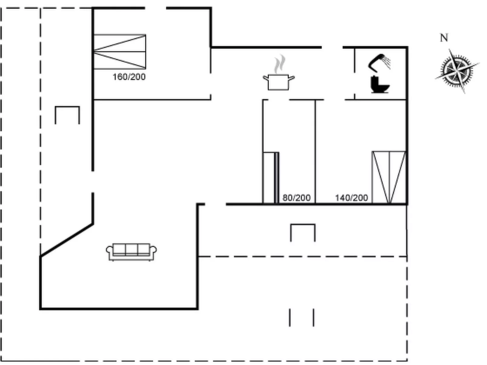 "Essie" - 250m from the sea-Inside