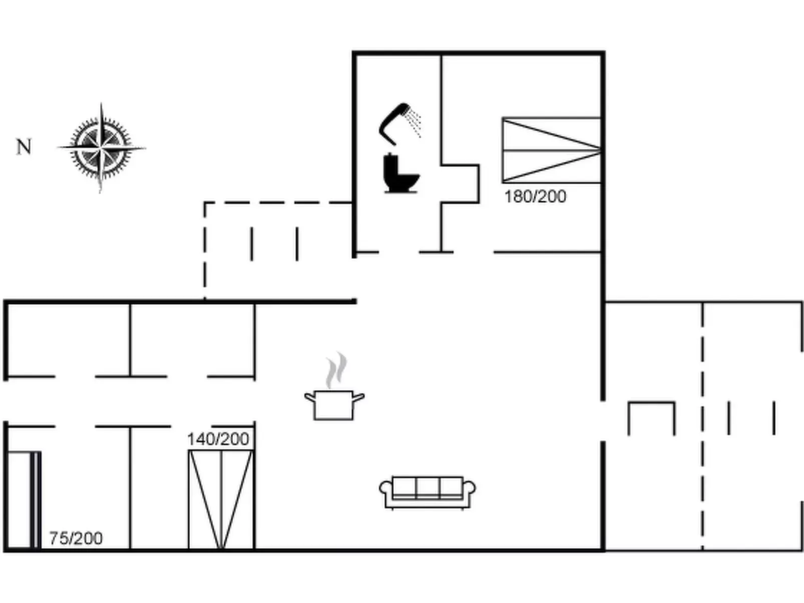 "Tetta" - 800m from the sea-Inside