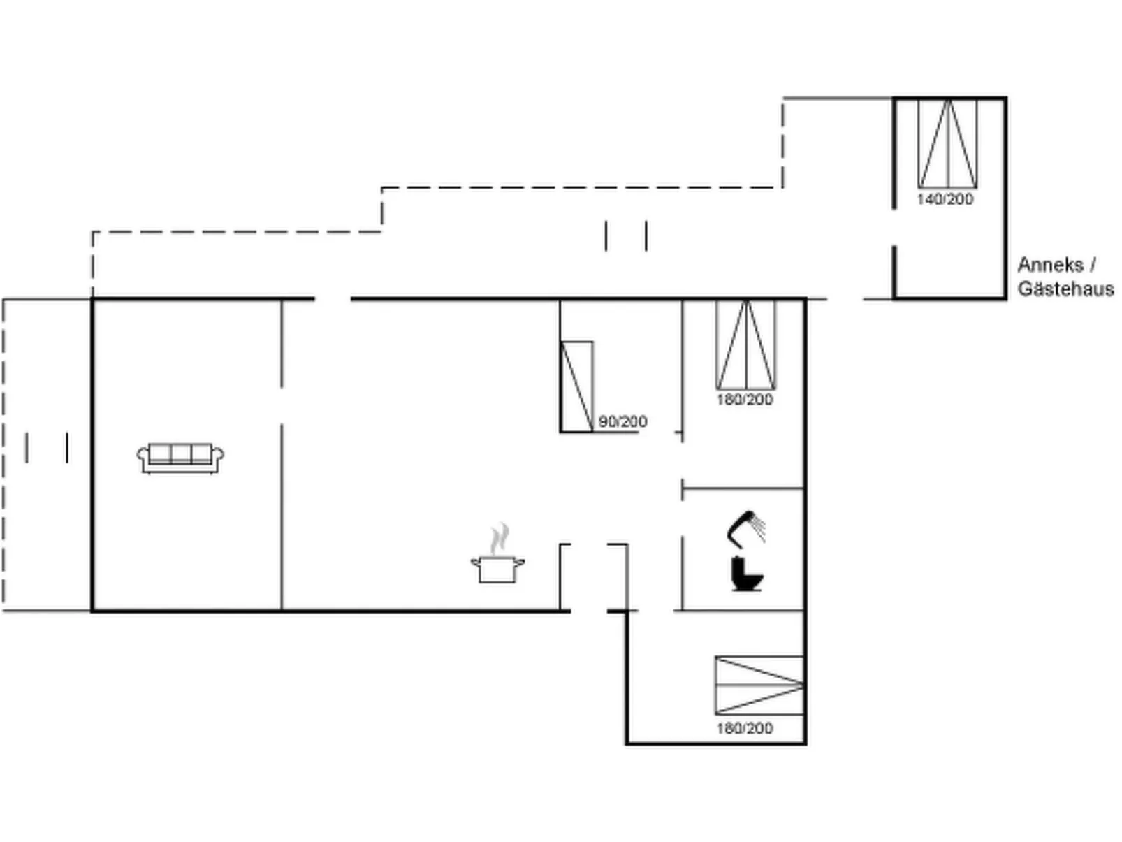 "Anila" - 350m from the sea-Drinnen