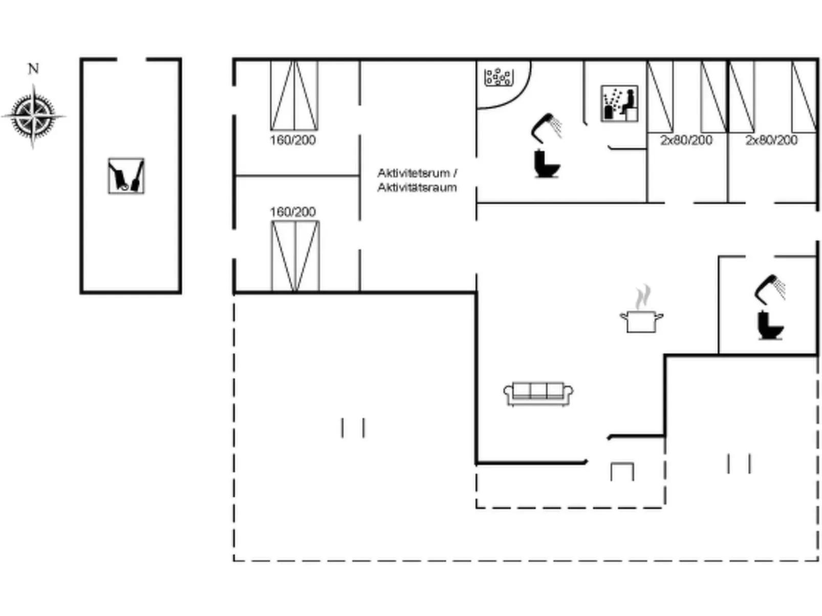 "Synnöve" - 550m from the sea-Inside