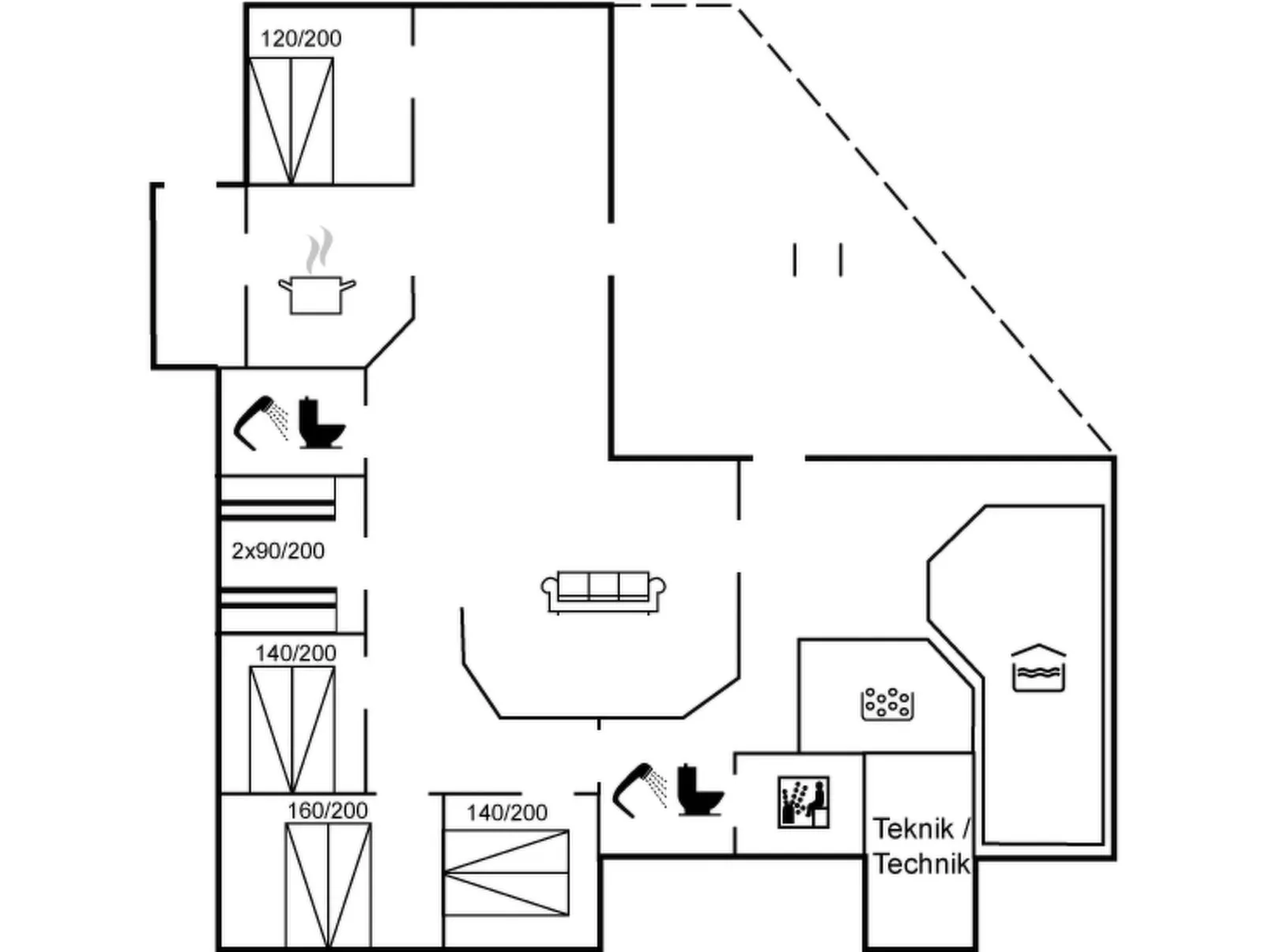 "Soini" - 900m from the sea-Inside