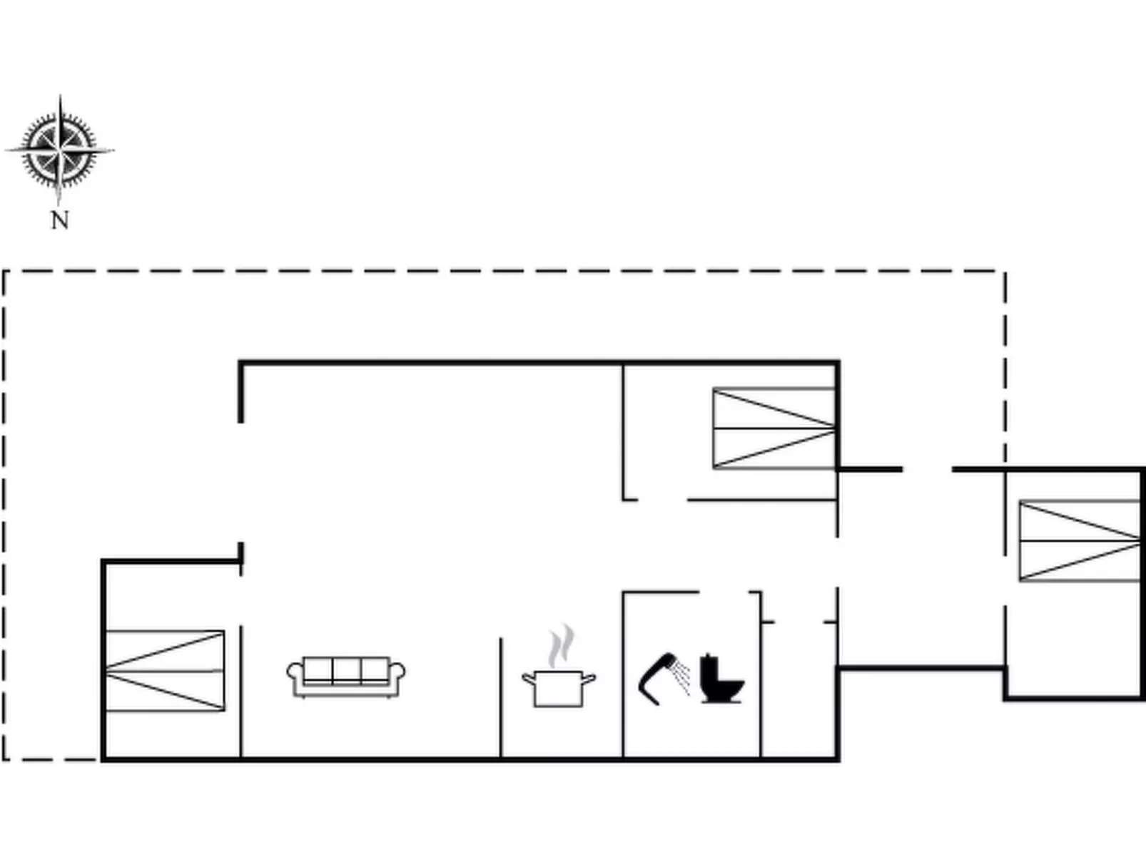 "Anund" - 1.4km from the sea-Inside