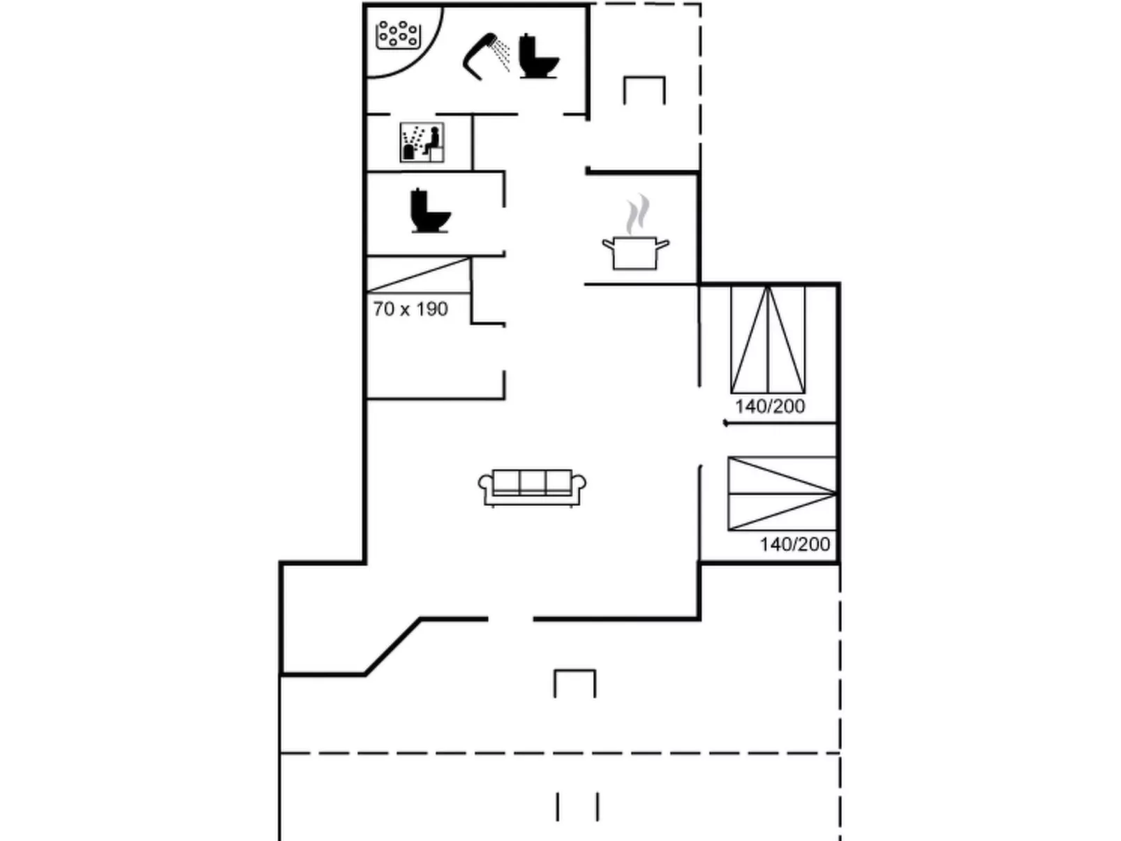 "Matias" - 150m from the sea-Inside
