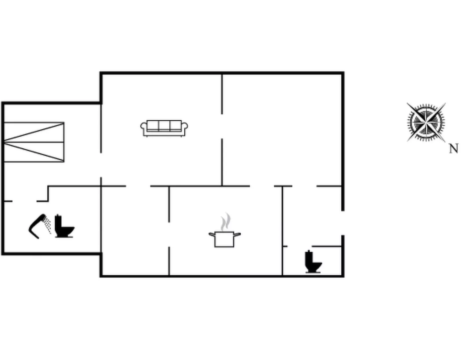 "Thomsen" - 200m to the inlet-Inside