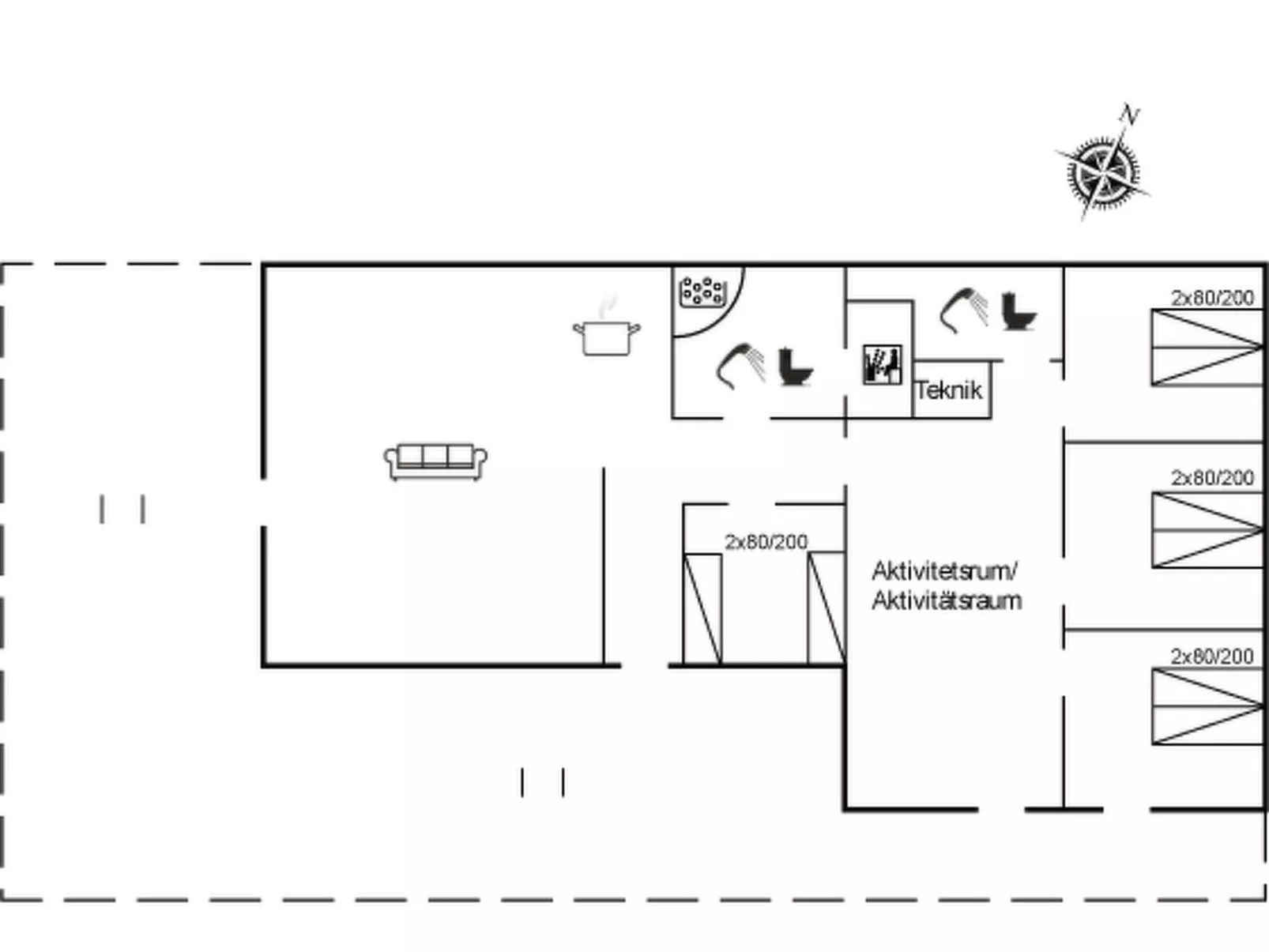 "Lav" - 3.8km from the sea-Inside