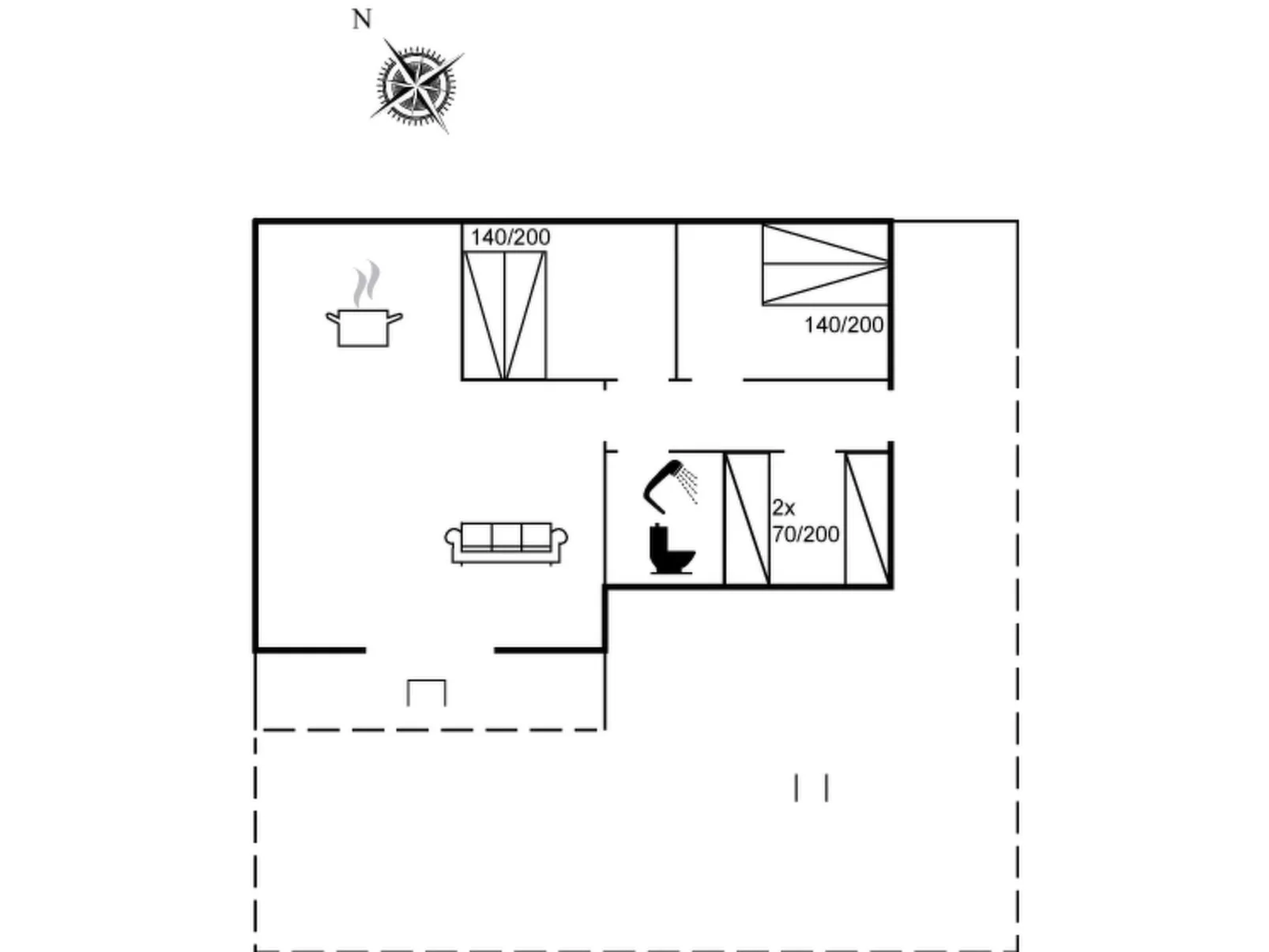 "Maxie" - 1.2km from the sea-Inside