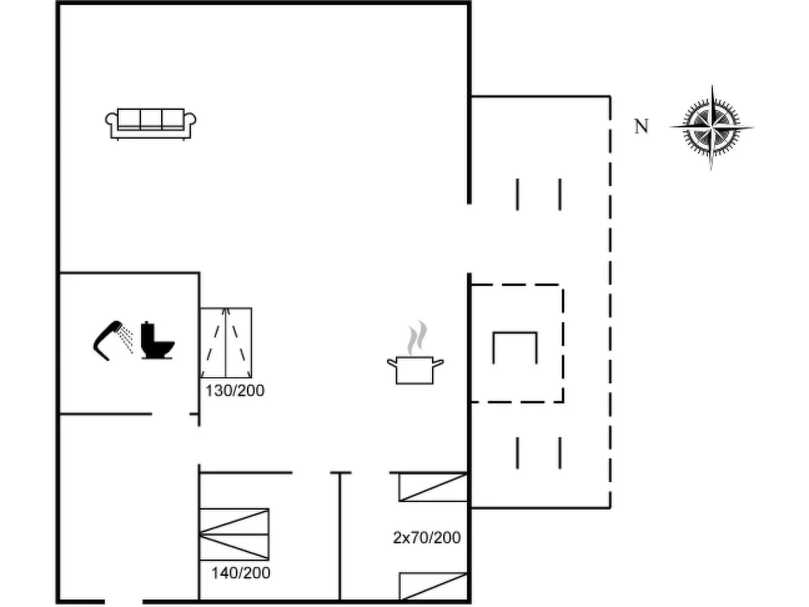 "Ringulf" - 350m from the sea-Inside