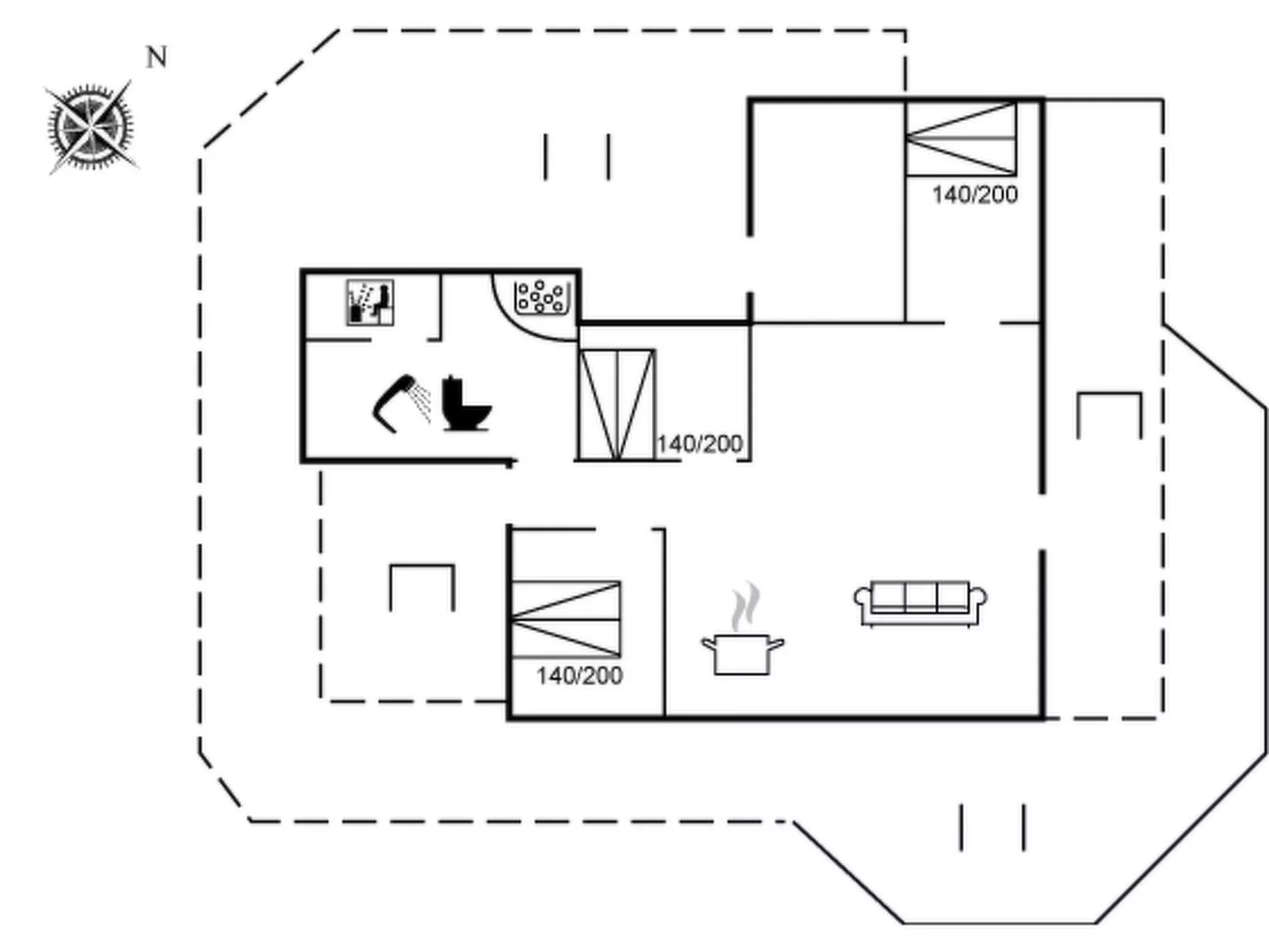 "Sohvi" - 300m from the sea-Inside